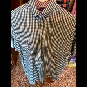 Men’s Button Down Short Sleeved Shirt M29